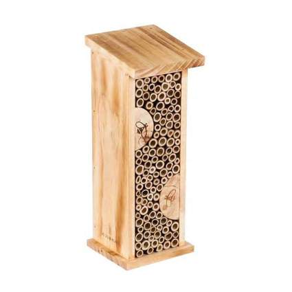 tall wood bee house