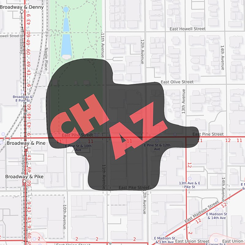 Chaz Seattle On A Map - Downtown Albany New York Map