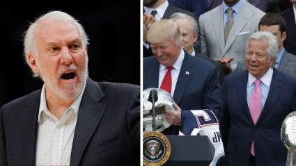 Spurs Coach Gregg Popovich Has Harsh Words for Patriots Owner Robert Kraft