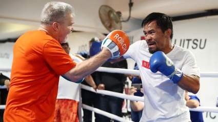 Manny Pacquiao to Middleweight to Challenge Champ? Trainer Says it’s Possible