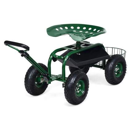rolling garden cart
