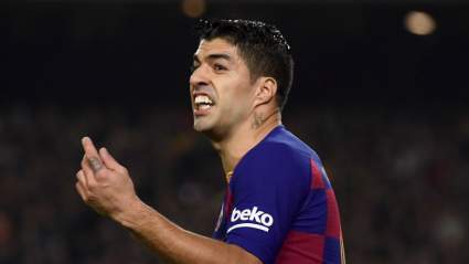 Luis Suarez Can’t Hide His Frustration After Barcelona Draw