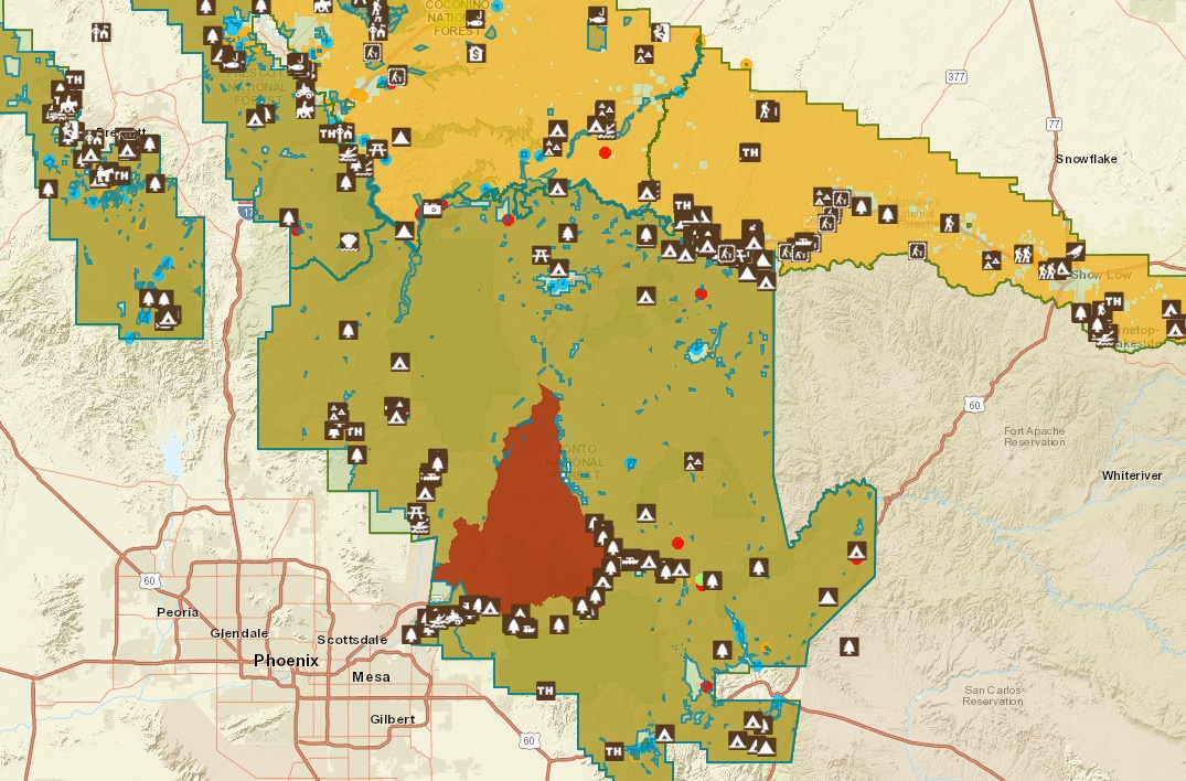 Bush Fire See Maps Evacuation Updates Near Phoenix Heavy Com   Screen Shot 2020 06 16 At 5.17.33 PM 