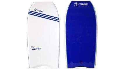 Tribe Boards The Warrior 2.0 Bodyboard | with Skin Tech Crescent Tail | Kids Boogie Board