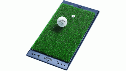 callaway launch zone hitting golf mats