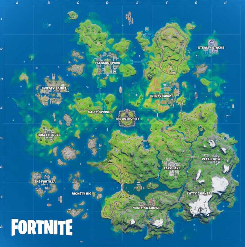 fortnite season 3 map