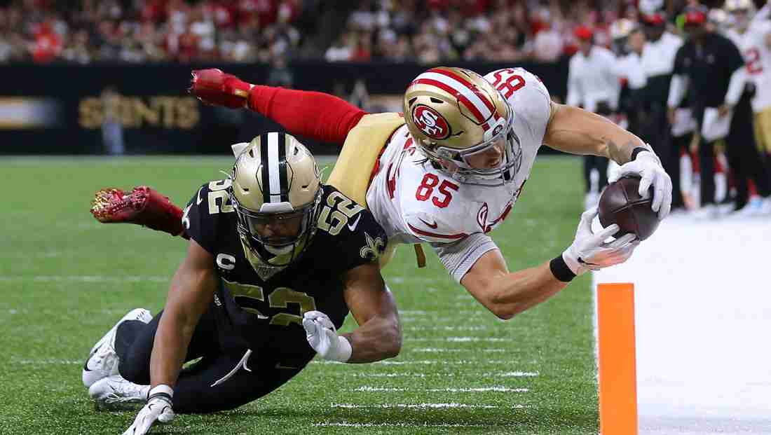 Analysts Rank 49ers' Kittle No. 1 Tight End in NFL