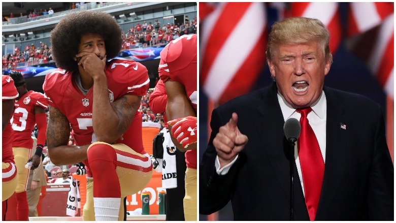 Donald Trump Says He Supports Colin Kaepernick Playing Again In NFL