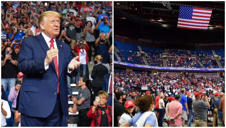 How Many Attended Trump’s Tulsa Rally? Crowd & Overflow Photos | Heavy.com