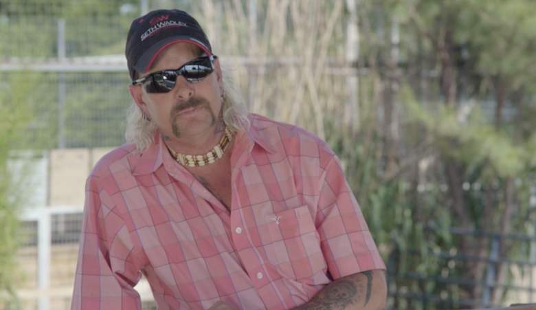 A portrait of Joe Exotic from Animal Planet's new special Surviving Joe Exotic.
