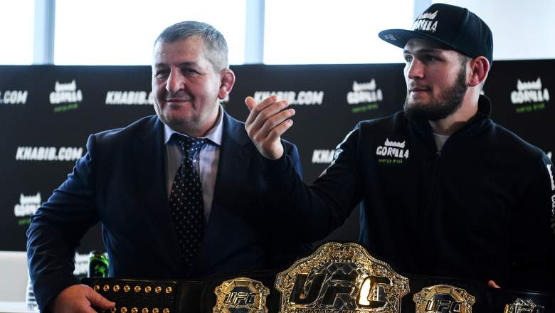 Khabib and Abdulmanap Nurmagomedov