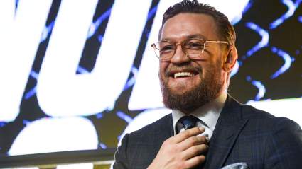 Conor McGregor Slammed After Posing With Russian Model Gymnast