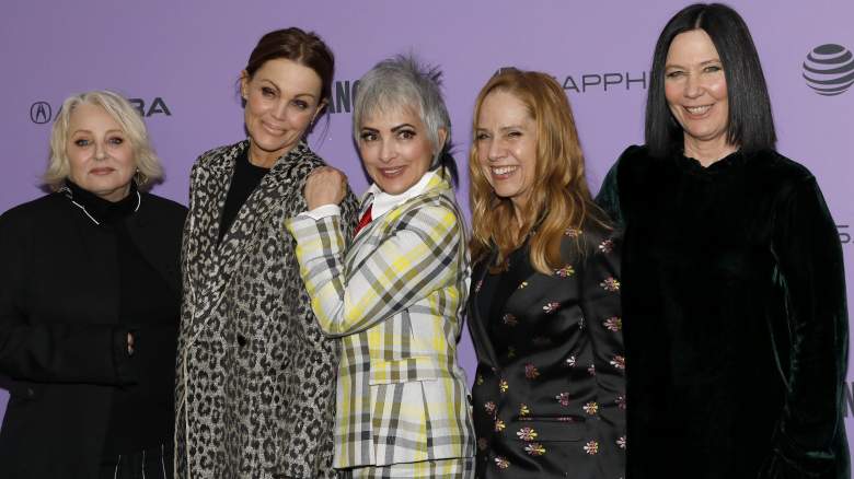 (L-R) Kathy Valentine, Jane Wiedlin, Belinda Carlisle, Gina Shock, and Charlotte Caffey attends the "The Go-Gos" premiere during the 2020 Sundance Film Festival