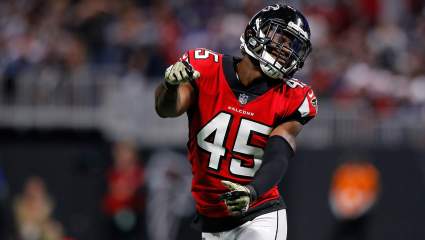 Falcons Mike Davis Has Hilarious Reaction to Madden 22 Ratings [WATCH]