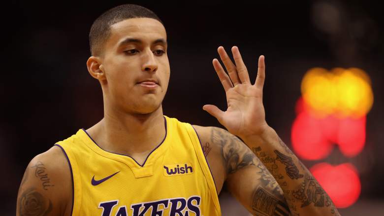 Guess which finger Kyle Kuzma offered for Senator Tom Cotton?