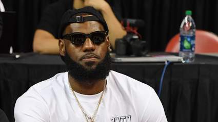 Lakers’ LeBron James Sitting in ‘Throne’ Sparks Viral Reaction