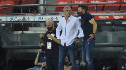 Setien Unsure if He Will Manage Barcelona in Champions League