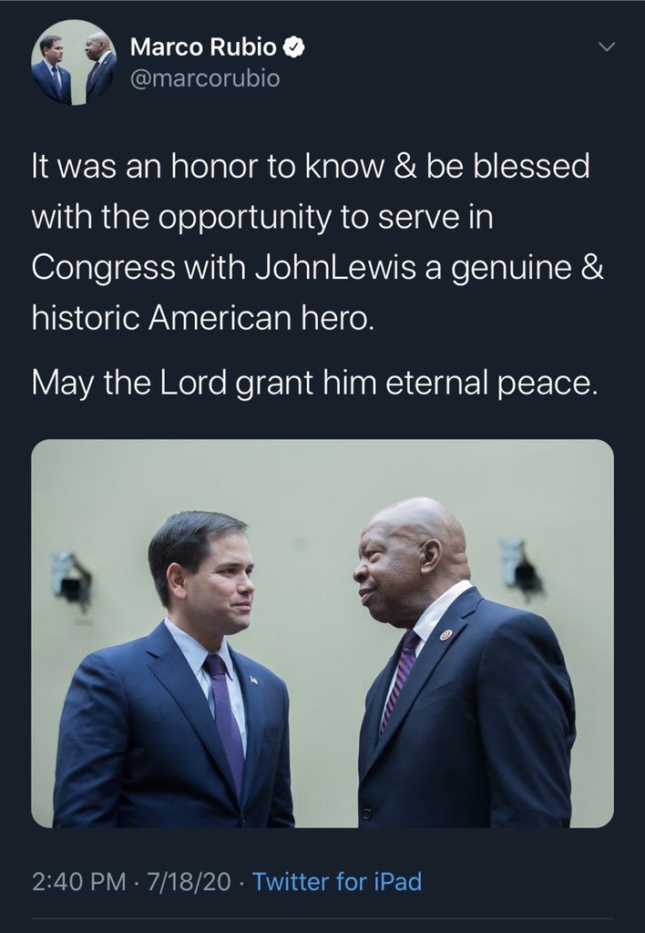 Marco Rubio tweet Elijah Cummings
