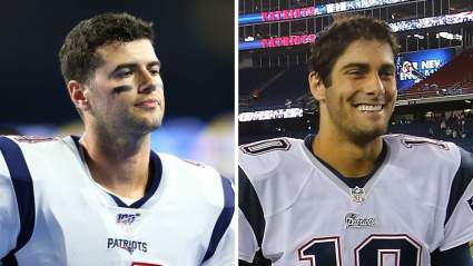 Patriots Experts Debate Hilarious Jarrett Stidham vs. Jimmy Garoppolo Topic