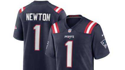 Cam Newton’s Patriots Jerseys Are Now on Sale
