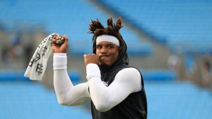 Cam Newton Stole the Show on Patriots’ Picture Day [LOOK]