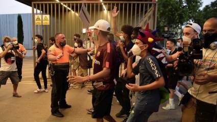 Barcelona Fans Storm the Camp Nou in Messi Protest [WATCH]