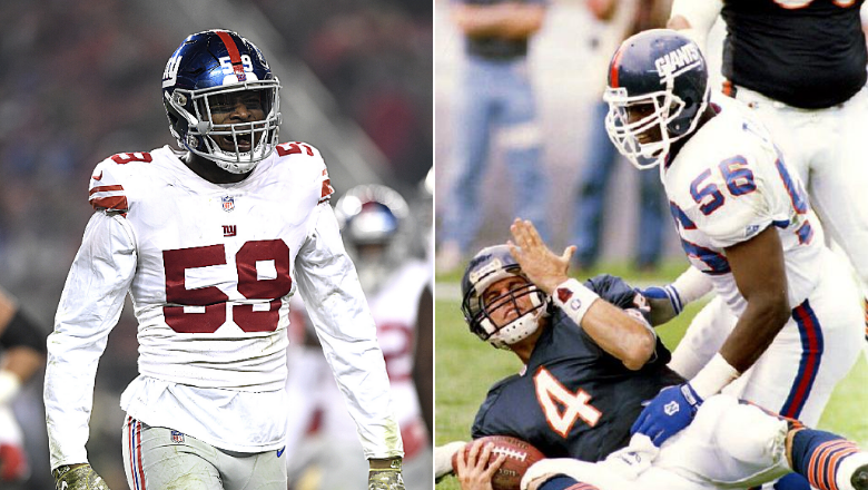 Giants LB Lorenzo Carter's 4 sack scrimmage performance draws Lawrence Taylor comparisons