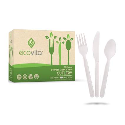 EcoVita 100% Compostable Cutlery Combo Set