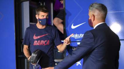 Barcelona Players Met By Angry Fans After UCL Exit [WATCH]