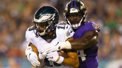 J.J. Arcega-Whiteside Channels Cris Carter, Amazing Catch at Eagles Practice