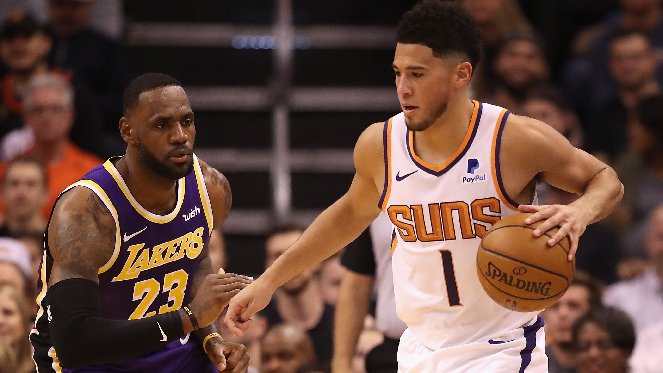 Devin Booker Wears Lakers Shirt, Sparking Speculation on ...