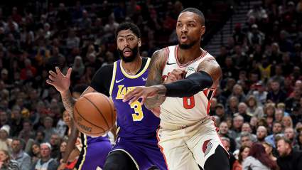 Lakers’ Anthony Davis Sounds off on Damian Lillard’s Recent Run