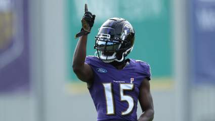 Marquise Brown Burns Ravens Secondary for Camp Score [WATCH]