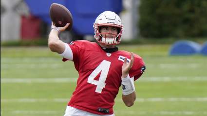 Jarrett Stidham Has Horrible Day in Training Camp