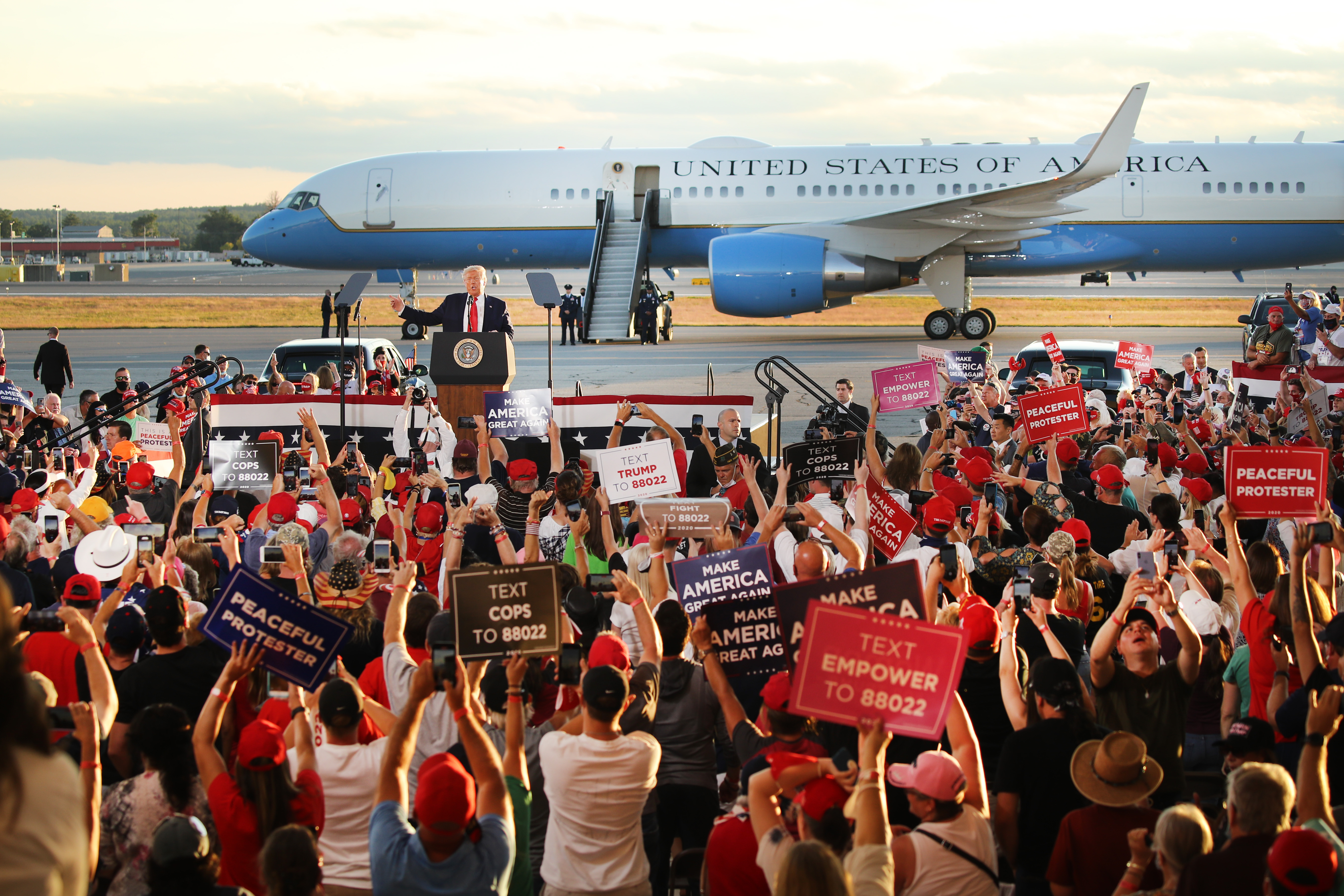 How Many Attended Trump's New Hampshire Rally? Crowd Photos