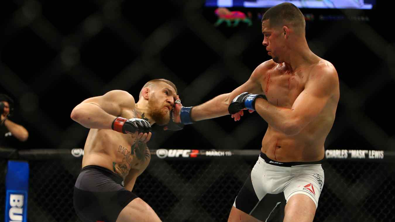 Nate Diaz Gives Conor Mcgregor Verbal Stockton Slap Look 