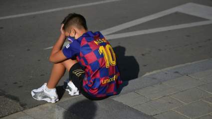 Barcelona Fan Left Distraught After Messi No-Show [LOOK]