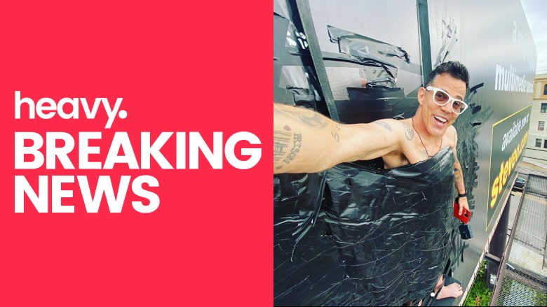 Watch Steve O Duct Tapes Himself To Billboard In La