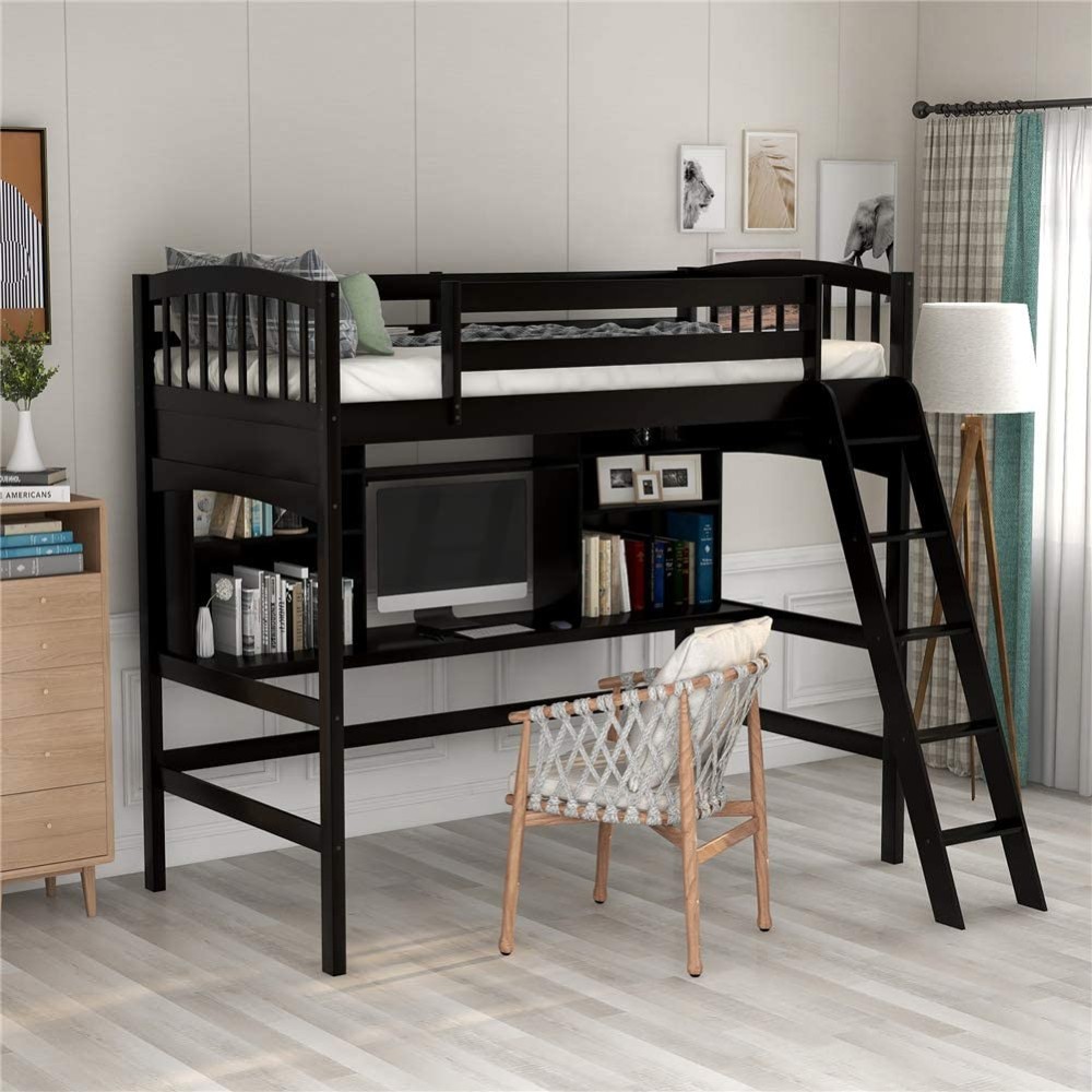 13 Bunk Beds With Desks To Study At, What Size Is A Twin Loft Bed