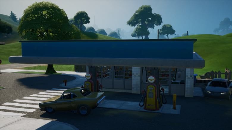 fortnite gas station