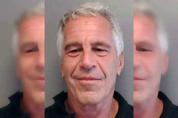 In this handout provided by the Florida Department of Law Enforcement, Jeffrey Epstein poses for a sex offender mugshot after being charged with procuring a minor for prostitution on July 25, 2013 in Florida.