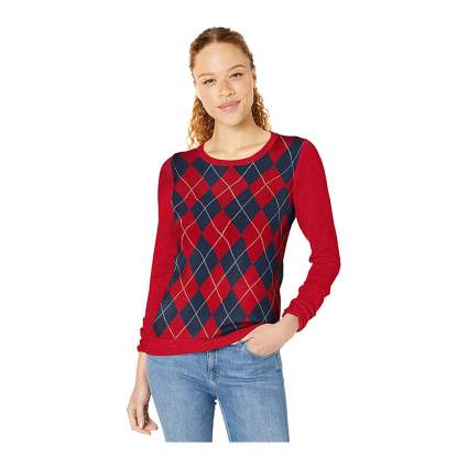 Amazon Essentials argyle sweater