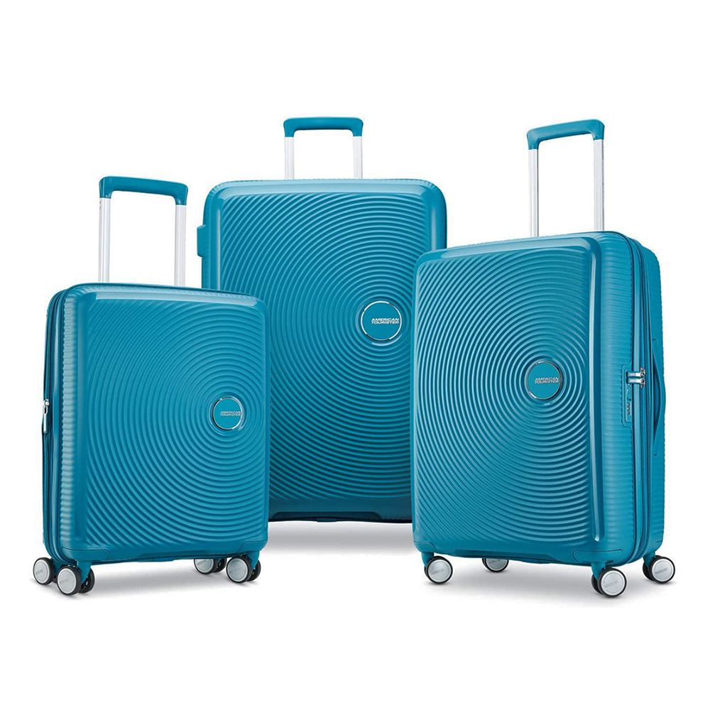 two piece hard luggage set