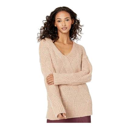 Cable Stitch argyle sweater