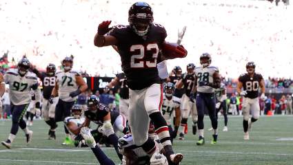 Falcons RB Brian Hill on Track To Being Todd Gurley’s Backup