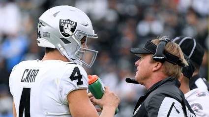 Raiders’ Jon Gruden on Derek Carr: ‘We’re Not Changing Quarterbacks’