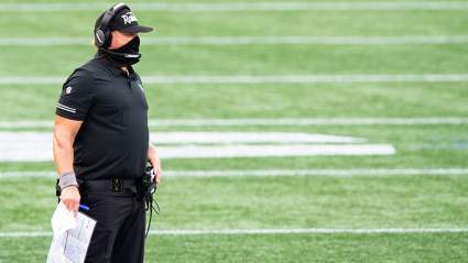 Raiders’ Jon Gruden Roasted Online for Wearing ‘Thong’ as Mask