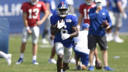Giants Release WR Because He Has a Newborn Baby