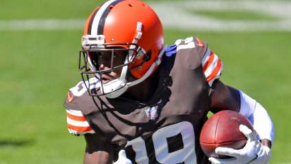 Browns Wide Receiver Done for Year With Torn ACL
