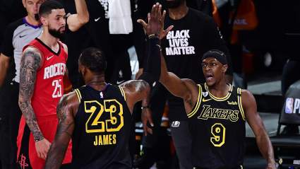 ‘Playoff Rondo’ Silences Doubters in Lakers’ Game 2 Win over Rockets